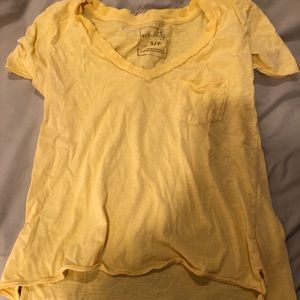 Distressed Free People V-neck